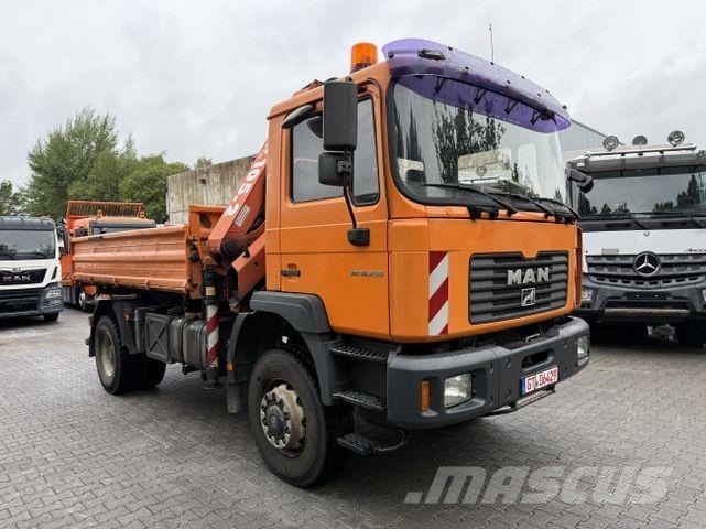 MAN ME 18.250 4X4 Kipper mit Kran Atlas 105.2 Kranwagen