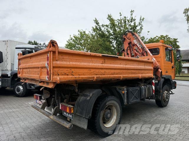 MAN ME 18.250 4X4 Kipper mit Kran Atlas 105.2 Kranwagen