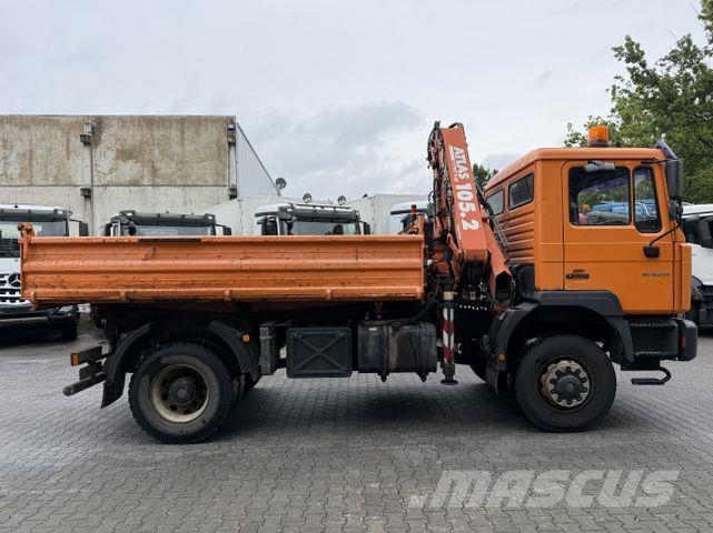 MAN ME 18.250 4X4 Kipper mit Kran Atlas 105.2 Kranwagen