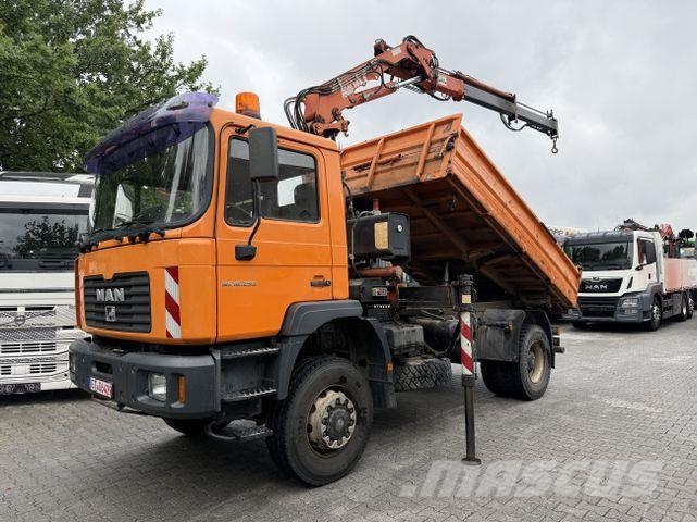 MAN ME 18.250 4X4 Kipper mit Kran Atlas 105.2 Kranwagen