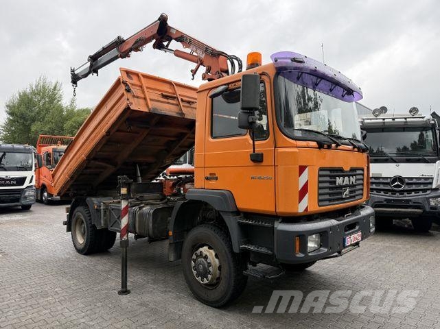 MAN ME 18.250 4X4 Kipper mit Kran Atlas 105.2 Kranwagen