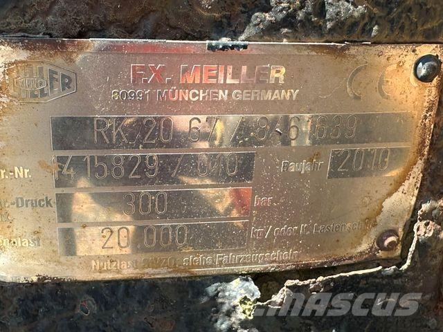 MAN MEILLER RK20.67 AUFBAU KOMPLETT Treileri ar āķi
