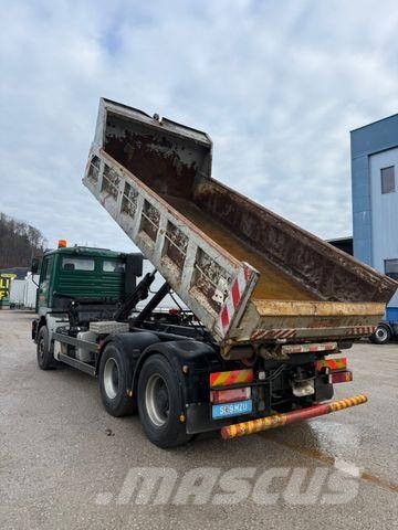 MAN ÖAF 30-414 FLNC 6X2 ABROLLK. BLATT LUFT ABS KLIM Camion benne