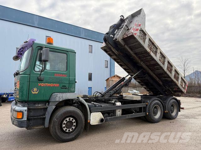 MAN ÖAF 30-414 FLNC 6X2 ABROLLK. BLATT LUFT ABS KLIM Camion benne