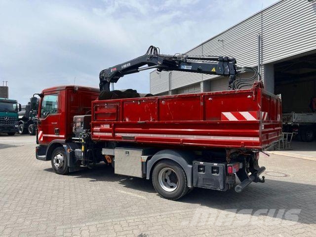 MAN TG-L 8.190.4x2 BL 2-Achs Kipper Kran Hiab 078+Gr Camiones bañeras basculantes o volquetes