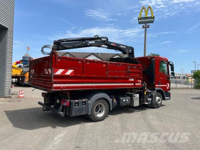 MAN TG-L 8.190.4x2 BL 2-Achs Kipper Kran Hiab 078+Gr Camiones bañeras basculantes o volquetes