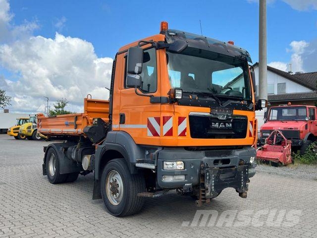 MAN TG-M 13.290 4x4 BL 2-Achs Allradkipper Kran Palf Tipper trucks