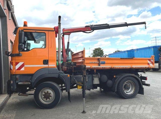 MAN TG-M 13.290 4x4 BL 2-Achs Allradkipper Kran Palf Tipper trucks