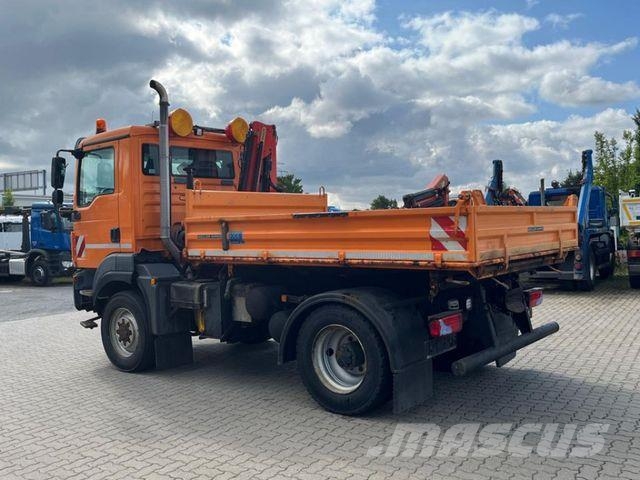 MAN TG-M 13.290 4x4 BL 2-Achs Allradkipper Kran Palf Tipper trucks