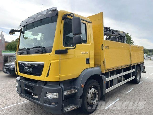 MAN TG-M 18.290 4x2 BL Pritsche Heckkran 3xhydr.Auss Lava-kuorma-autot