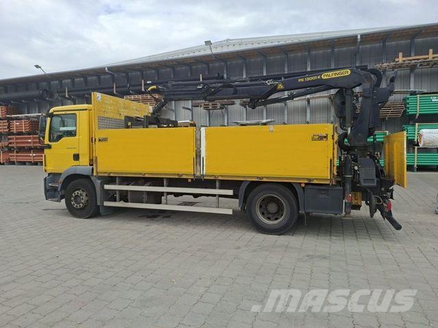 MAN TG-M 18.290 4x2 BL Pritsche Heckkran 3xhydr.Ausc Lava-kuorma-autot