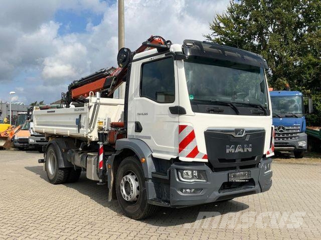 MAN TG-M 18.320 4x2 2-Achs Kipper Kran Atlas 116.4RC Camiones bañeras basculantes o volquetes
