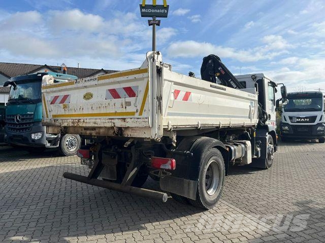 MAN TG-M 18.320 4x2 2-Achs Kipper Kran Hiab 118X-HID Billenő teherautók