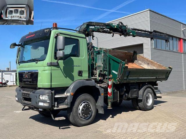 MAN TG-M 18.340 4x4 BB 2-Achs Allradkipper Kran Funk Camion ribaltabili