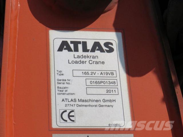 MAN TG-S 26.400 6x2-2 BL Pritsche Heckkran Atlas 165 その他トラック
