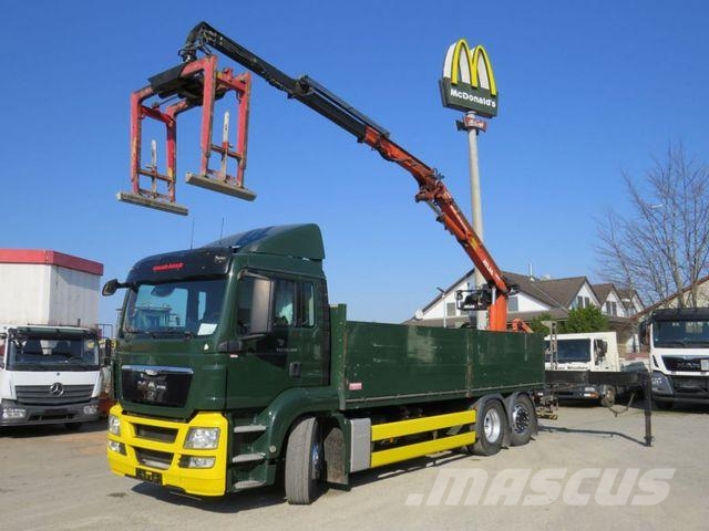 MAN TG-S 26.400 6x2-2 BL Pritsche Heckkran Atlas 165 その他トラック