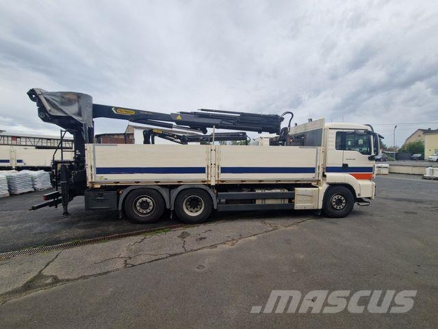 MAN TG-S 26.430 6x2 Pritsche Heckkran Palfing. PK230 Truck mounted cranes