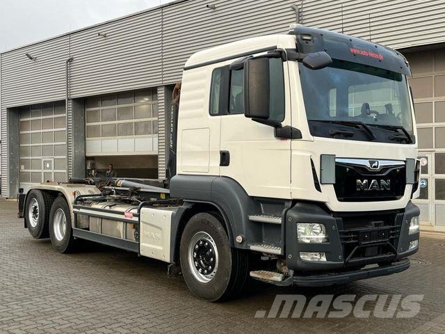 MAN TG-S 26.460 6x2-2 BL Abrollkipper Meiller, Funk Abrollkipper