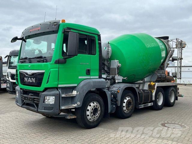 MAN TG-S 32.400 8x4 BB Betonmischer Stetter 9m³ deut Camiones hormigonera