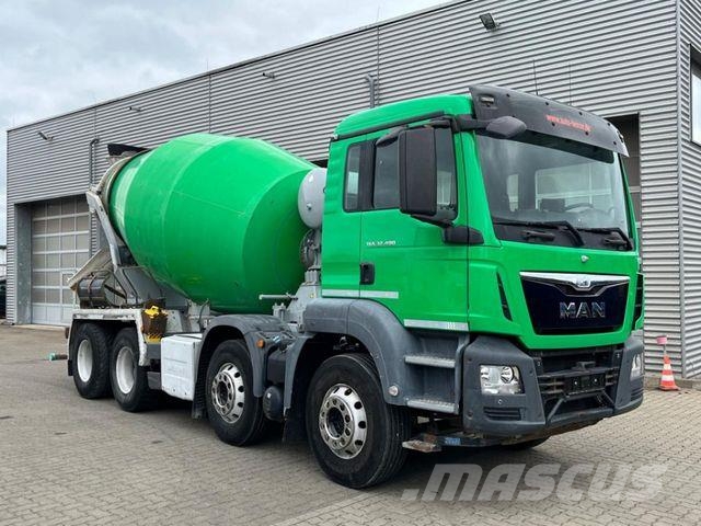 MAN TG-S 32.400 8x4 BB Betonmischer Stetter 9m³ deut Camiones hormigonera