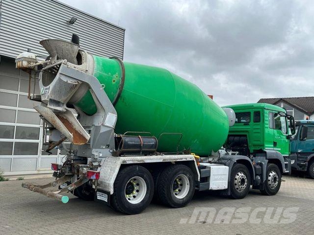 MAN TG-S 32.400 8x4 BB Betonmischer Stetter 9m³ deut Camiones hormigonera
