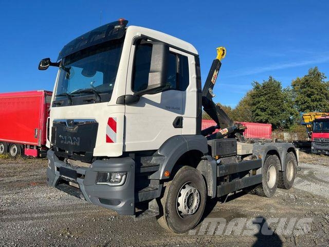 MAN TG-S 33.430 6x4 BB Abrollkipper kurz Radstand 33 Konksliftveokid