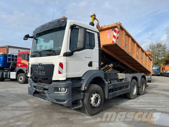 MAN TG-S 33.430 6x4 BB Abrollkipper kurz Radstand 33 Konksliftveokid