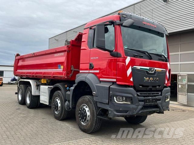 MAN TG-S 35.470 8x6 4-Achs Kipper Meiller Bordmatik Tipper trucks