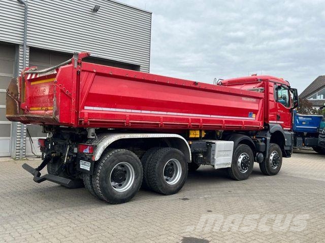 MAN TG-S 35.470 8x6 4-Achs Kipper Meiller Bordmatik Tipper trucks