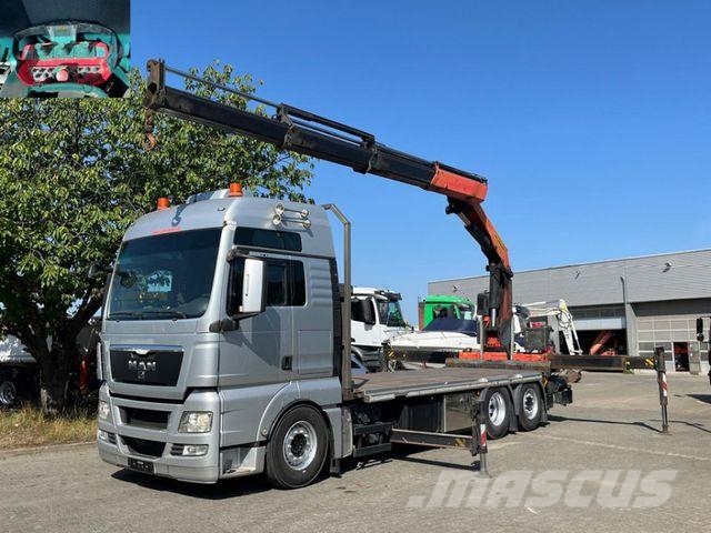 MAN TG-X 26.400 6x2 Pritsche Heckkran Palfinger 3400 크레인 트럭