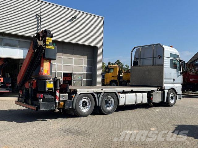 MAN TG-X 26.400 6x2 Pritsche Heckkran Palfinger 3400 크레인 트럭