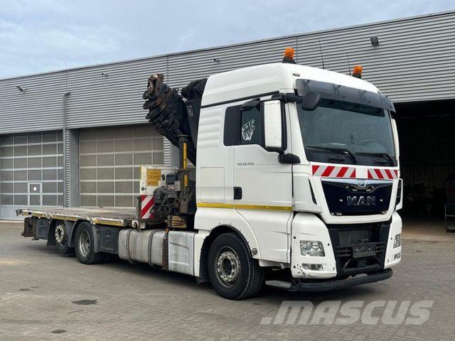 MAN TG-X 26.440 6x2 Pritsche Kran Hiab 422+ Funk Crane trucks