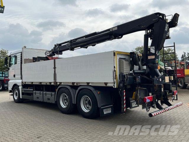 MAN TG-X 26.440 6x4 Pritsche Heckkran Hiab XS 166 Lava-kuorma-autot