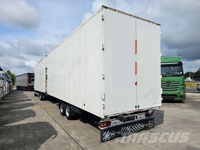 MAN TGA 15. 280 * KOFFER MIT SCHLAFKABINE & ANHÄNG Camiones con caja de remolque