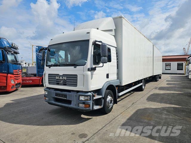 MAN TGA 15. 280 * KOFFER MIT SCHLAFKABINE & ANHÄNG Camiones con caja de remolque