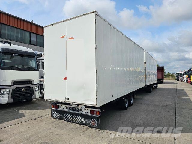 MAN TGA 15. 280 * KOFFER MIT SCHLAFKABINE & ANHÄNG Camiones con caja de remolque