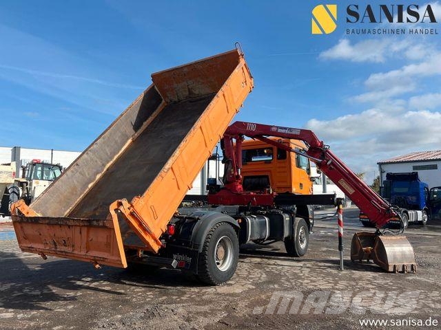 MAN TGA 18.350/HMF Kran/3-S. Meiller Kipper/4x4 Kiper tovornjaki