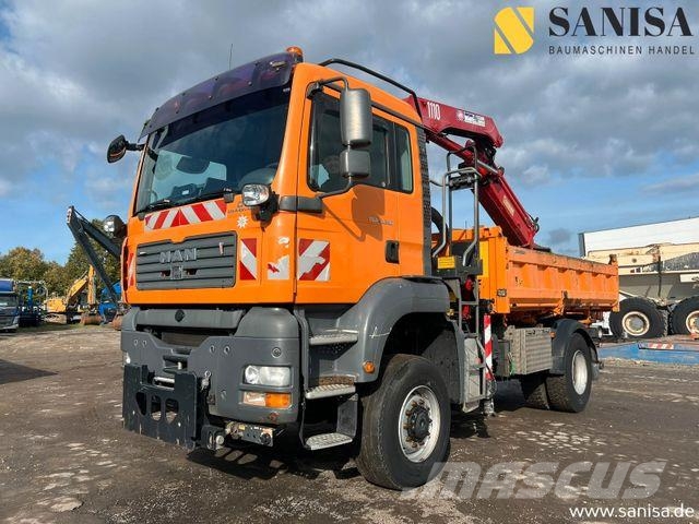 MAN TGA 18.350/HMF Kran/3-S. Meiller Kipper/4x4 Kiper tovornjaki