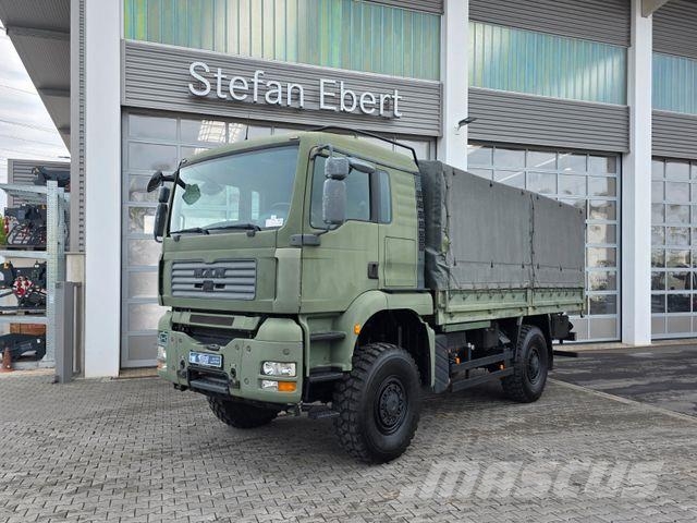 MAN TGA 18.360 4x4 BB 3 Sitze Schalter Expedition Camión con caja abierta