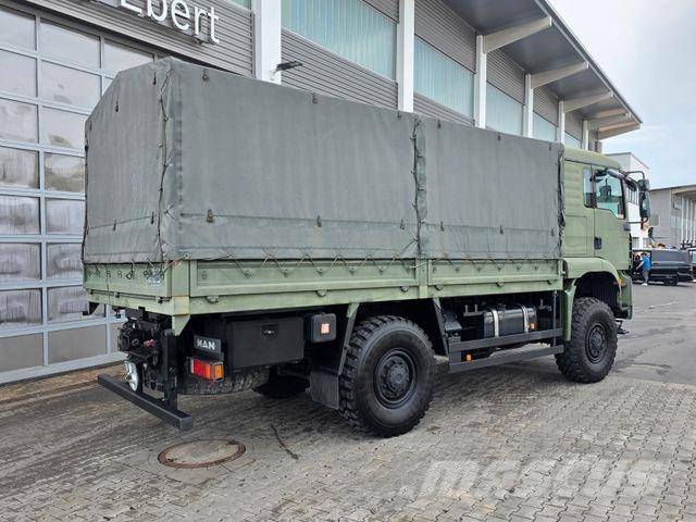 MAN TGA 18.360 4x4 BB 3 Sitze Schalter Expedition Camión con caja abierta