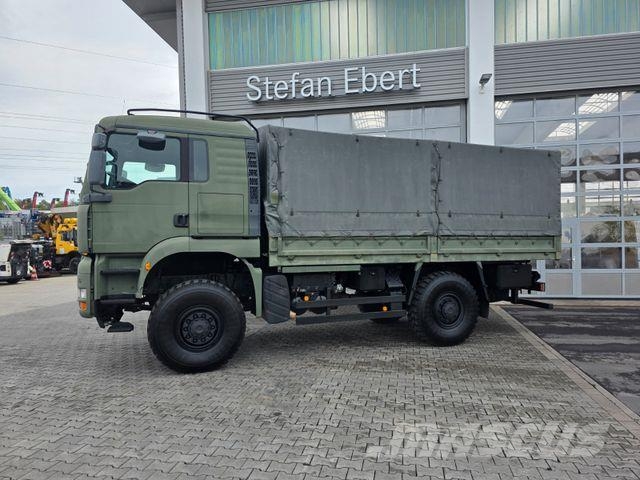 MAN TGA 18.360 4x4 BB 3 Sitze Schalter Expedition Camión con caja abierta