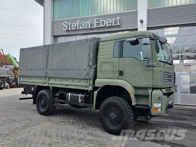 MAN TGA 18.360 4x4 BB 3 Sitze Schalter Expedition Camión con caja abierta