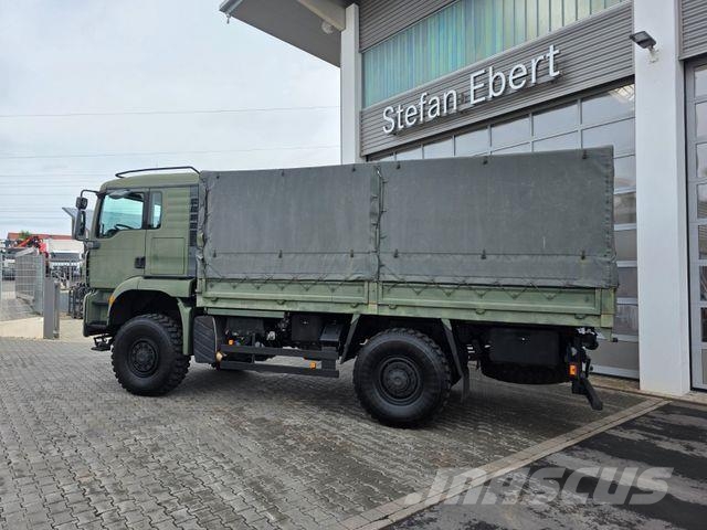 MAN TGA 18.360 4x4 BB 3 Sitze Schalter Expedition Camión con caja abierta