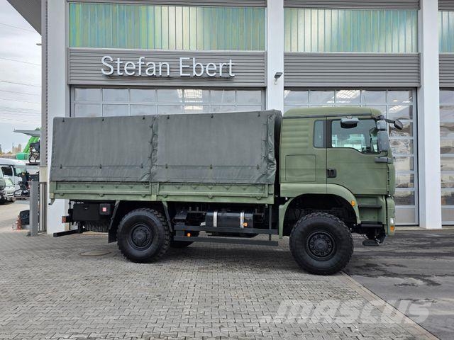 MAN TGA 18.360 4x4 BB 3 Sitze Schalter Expedition Camión con caja abierta