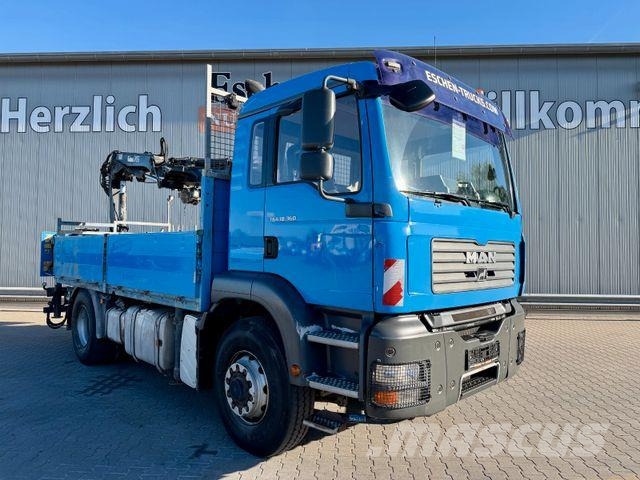 MAN TGA 18.360 4x4H*HIAB 099ES2*FUNK*Seilwinde*Klima 플랫베드/드롭사이드 트럭