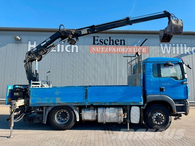 MAN TGA 18.360 4x4H*HIAB 099ES2*FUNK*Seilwinde*Klima Бордови