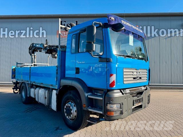 MAN TGA 18.360 4x4H*HIAB 099ES2*FUNK*Seilwinde*Klima Бордови