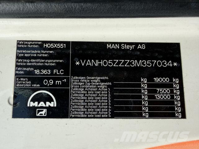 MAN TGA 18.360 / Steyr 18S36 Rotes Kreuz Camion ampliroll