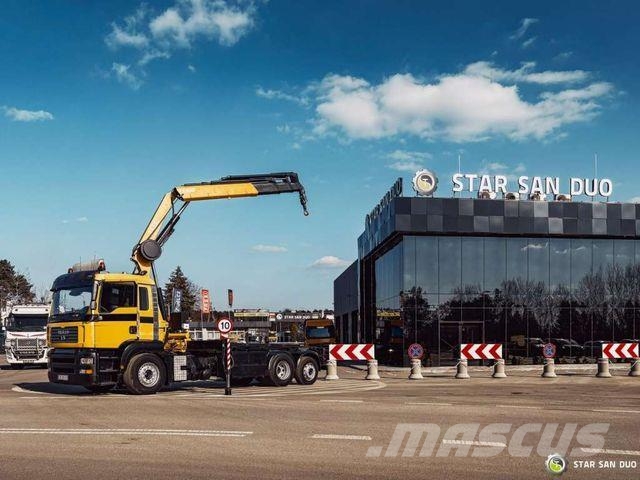 MAN TGA 18.440 6x2 FASSI F 210 A.24 Crane Rotator Автокранове