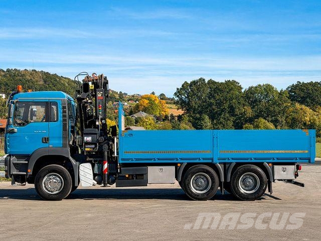 MAN TGA 26.390 * PRITSCHE 5,50 m * 6x4 * KRAN/ FUNK! Caminhões guindaste